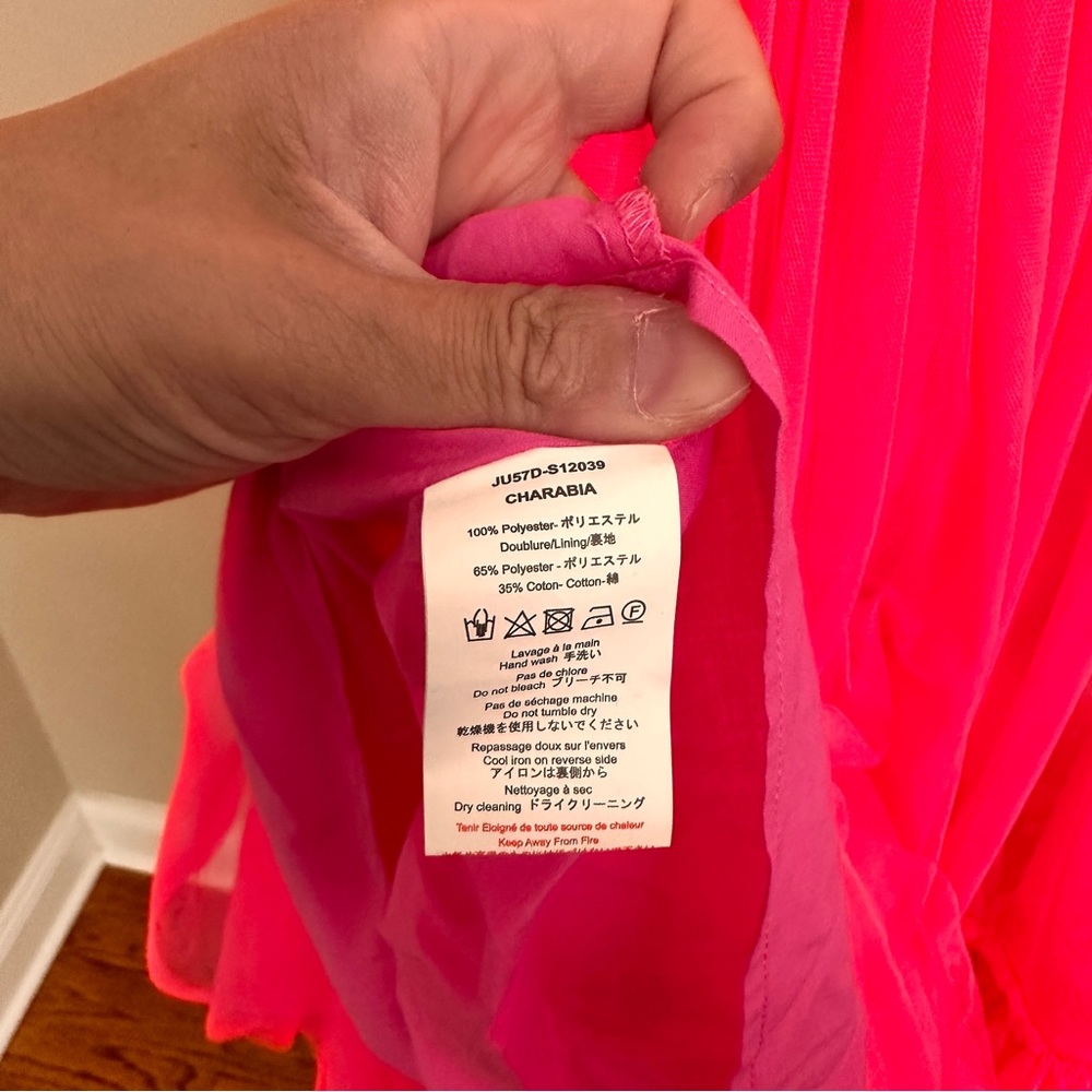 CHARABIA LONG PLAIN TULLE DRESS size. 8A kids - Picture 5 of 5